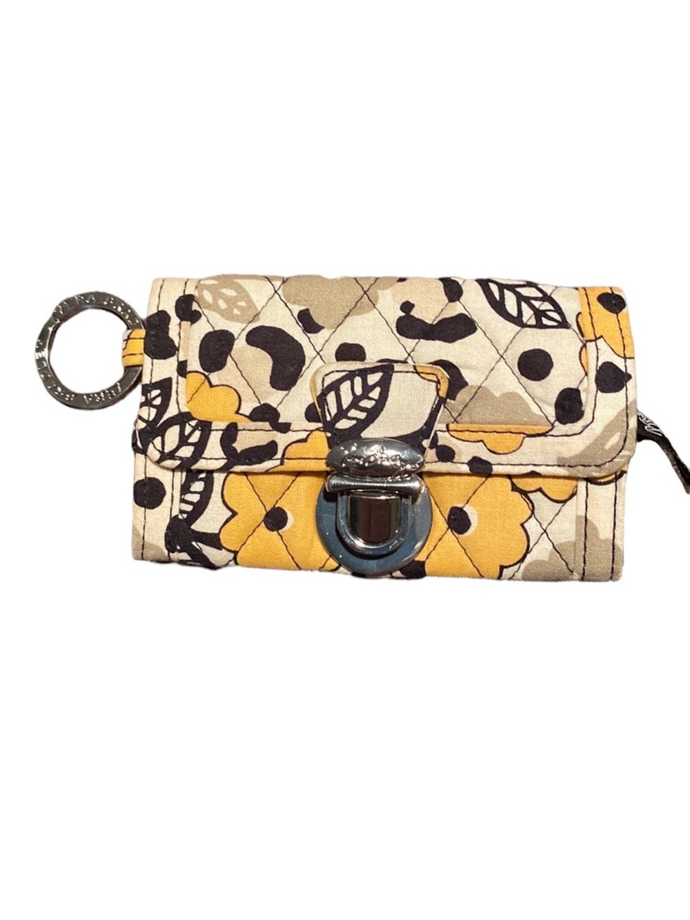 Vera Bradley Push Lock Quick Swipe ID wallet  in Go Wild